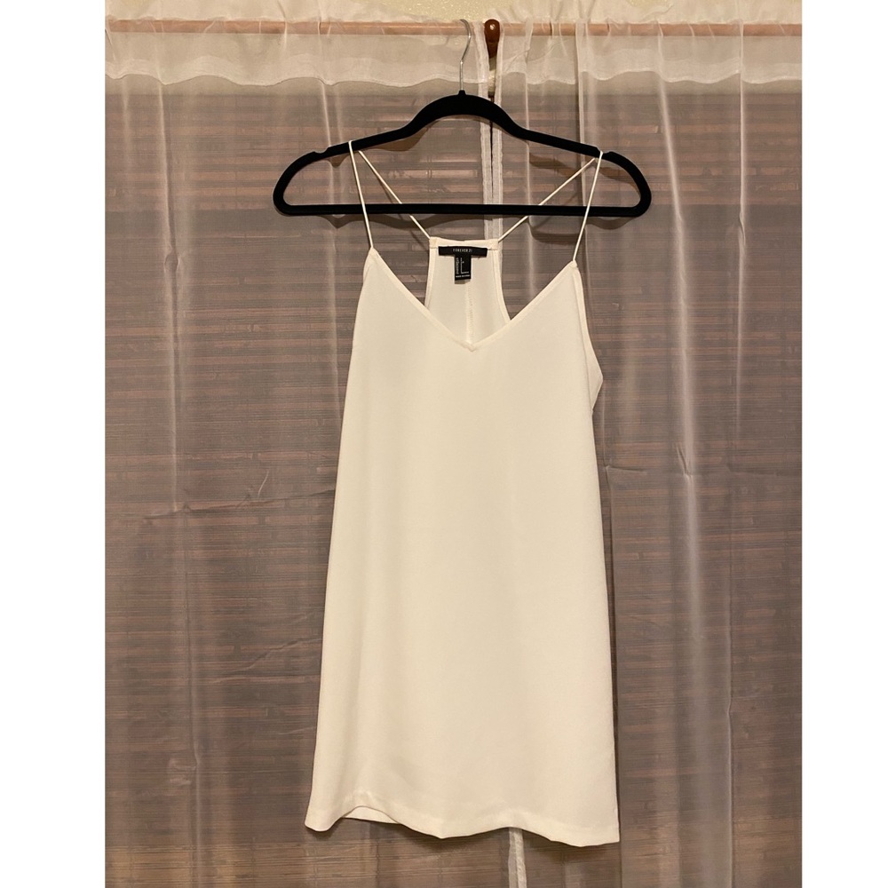 Plain White Racerback Dress